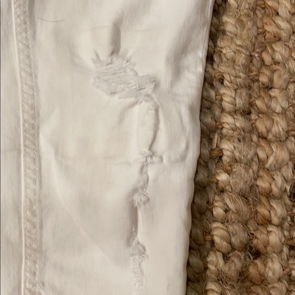 ZARA KIDS WHITE RIPPED JEANS - Picture 11 of 13